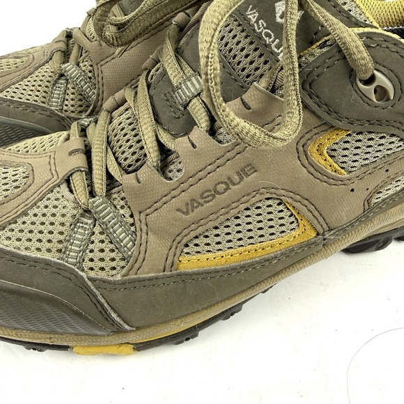 Vasque Breeze Low Hiking Shoe 7.5 Gore Tex Hiking Brown Gray Vibram Womens - Picture 3 of 13